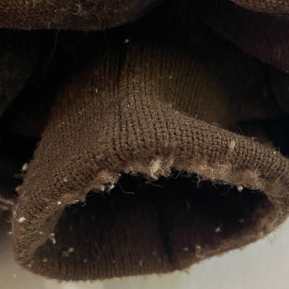 VINTAGE carhartt Dark Brown Sun Faded Canvas Lined Chore Utility Barn Jacket L - Picture 9 of 13